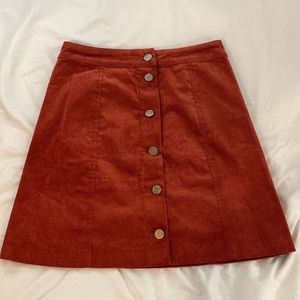 Irene’s Story denim button up skirt
